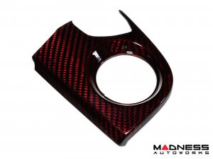 FIAT 500 Custom Dashboard - Carbon Fiber - Red Candy - RHD